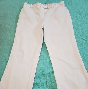 Calvin Klein white trousers